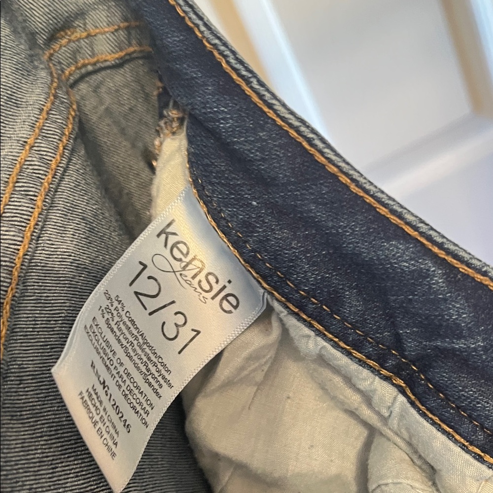 Kensie Dark Indigo Skinny Jeans - Picture 3 of 7